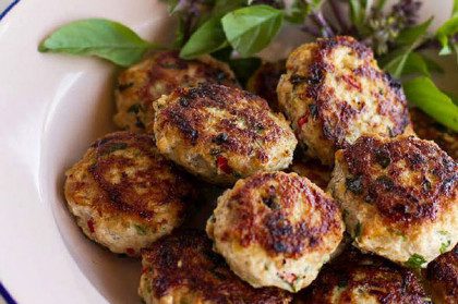 Asian Chicken Cakes