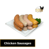 1kg Gluten-Free Free-Range Chicken Sausages - Perfect for BBQ