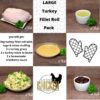 LARGE SIZE Fresh Turkey Fillet Roll PACK *online only*